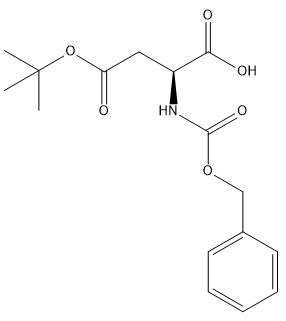 Kemurnian 98% CAS No. 5545-52-8 Z-Asp(OtBu)-OH C16H21NO6 Turunan Asam Amino