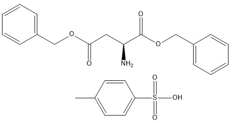 98% CAS 2886-33-1 H-Asp(OBzl)-OBzl·Tos Derivatif Asam Amino Bubuk Coklat Pucat C25H27NO7S