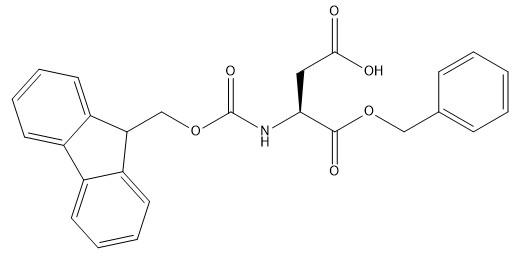 Kemurnian 98% Turunan Asam Amino CAS No. 86060-83-5 Fmoc-Asp-OBzl C26H23NO6 Bubuk Putih