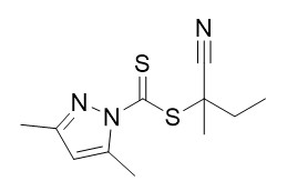 RAFT Reagen 2-Cyanobutan-2-yl 3,5-dimethyl-1H-pyrazole-1-carbodithioate C11H15N3S2