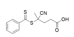 4-Cyano-4- (Phenylcarbonothioylthio) Asam Pentanoat CAS 201611-92-9 C13H13NO2S2 Bubuk Kuning Merah Ungu