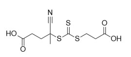 4-((((2-Carboxyethyl)Thio)Carbonothioyl)Thio)-4-Cyanopentanoic Acid CAS 2055041-03-5 C10H13NO4S3 Serbuk Kuning