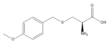 Kemurnian 98% Turunan Asam Amino CAS 2544-31-2 H-Cys(pMeOBzl)-OH C11H15NO3S