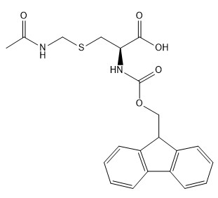 Kemurnian 98% Turunan Asam Amino CAS 86060-81-3 Fmoc-Cys(Acm)-OH C21H22N2O5S