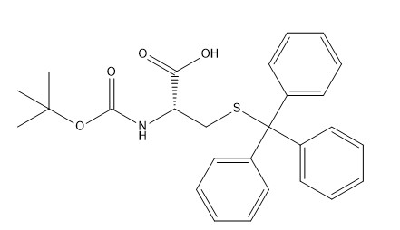 98% Turunan Asam Amino CAS 21947-98-8 Boc-Cys(Trt)-OH C27H29NO4S Serbuk