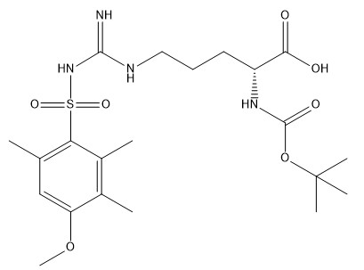 Kemurnian 98% Turunan Asam Amino CAS 200122-49-2 Boc-D-Arg(Mtr)-OH C21H34N4O7S