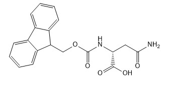 Kemurnian 98% Derivatif Asam Amino CAS No. 108321-39-7 Fmoc-D-Asn-OH C19H18N2O5