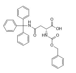 Kemurnian 98% Turunan Asam Amino CAS No. 200259-87-6 Z-D-Asn(Trt)-OH C31H28N2O5