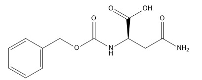 Kemurnian 98% Turunan Asam Amino CAS No. 4474-86-6 N-Cbz-D-Asparagin C12H14N2O5