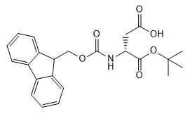 CAS No 134098-70-7 Turunan Asam Amino Fmoc-D-Asp-Otbu C23H25NO6 Kemurnian 98%