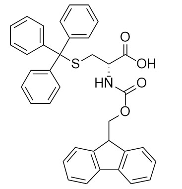 98% Derivatif Asam Amino CAS No. 167015-11-4 Fmoc-D-Cys(Trt)-OH C37H31NO4S