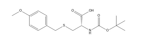 CAS No.58290-35-0 Turunan Asam Amino 98% Boc-S-4-methoxybenzyl-D-cysteine