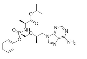 API Perantara Tenofovir Alafenamide CAS No 379270-37-8 Untuk TFA White To Off-White Powder Purity 99%