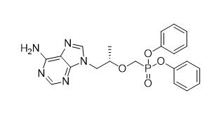 S -Diphenyl 1- 6-amino-9H-purin-9-yl propan-2-yl oxy methyl phosphonate untuk TFA Powder Kuning Putih M.W 439.41 Kemurnian 95%