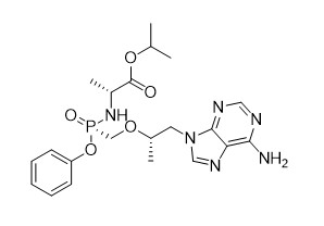 API Kemurnian Menengah 95% Kristal Putih Bergumpal Tenofovir Alafenamide Impurity9 Cas No 2053424-82-9