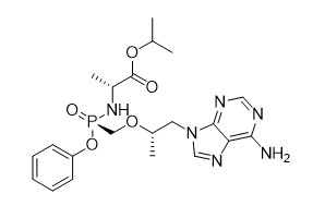 Isopropil ((S)-((((S)-1-(6-amino-9H-purin-9-yl)propan-2-il)oksi)metil)(fenoksi)fosforil)-D-alaninat Kemurnian 95%