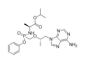 Isopropil S 1- 6-amino-9H-purin-9-yl Propan-2-yl Oxy Methyl Phenoxy Phosphoryl -L-alaninate Untuk kemurnian TFA 95%