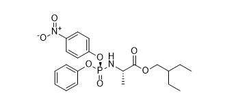 N-[(S) - ((4-Nitrophenoxy) phenoxyphosphinyl]-L-alanine 2-ethylbutyl Ester 1354823-36-1 Kuning hingga Putih 95%