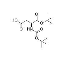 Boc-Asp-OtBu CAS No 34582-32-6 untuk Turunan Asam Amino Bubuk putih Kemurnian 99%