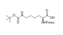 Nα-Fmoc-Nε-Boc-L-lysine CAS No 71989-26-9 untuk Turunan Asam Amino Bubuk putih Kemurnian 99%