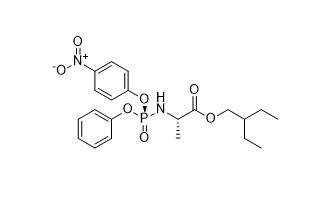 API Perantara N-S-4 Nitrofenoksi Fenoksifosfinil L Alanin 2 Etilbutil Ester 1354823-36-1