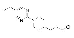 C14H22ClN3 Bahan kimia khusus 267.80 2 4 3 Chloropropyl Piperidin 1 Yl 5 Ethylpyrimidine